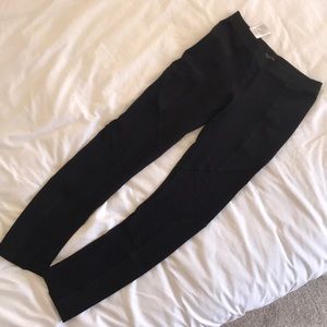 BCBG black ponte leggings S small elastic waist